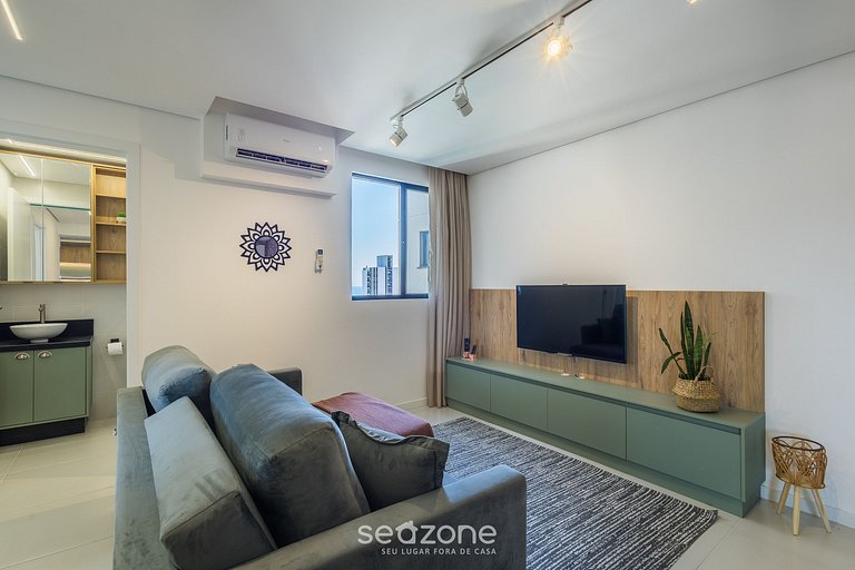 Apto con suite y balcón gourmet en Penha SKL0601