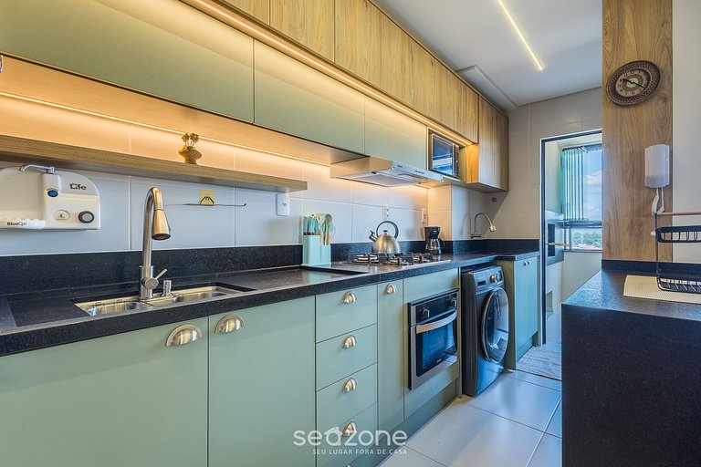 Apto con suite y balcón gourmet en Penha SKL0601