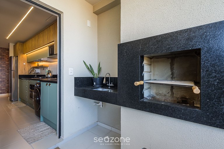 Apto con suite y balcón gourmet en Penha SKL0601