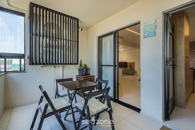 Apto c/ suíte e varanda gourmet em Penha SKL0601