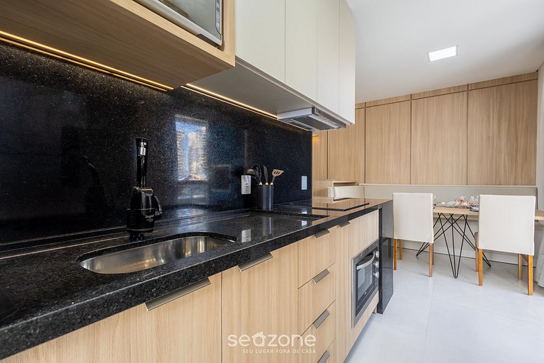 Apto c/ Balcón y Parrilla a 350 m del Mar EIM0301