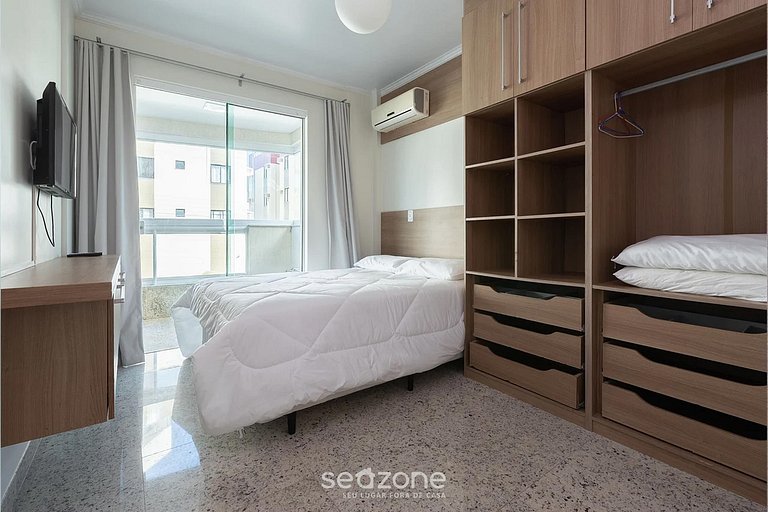 Apart con balcón a 4min de la playa Bombas COL102