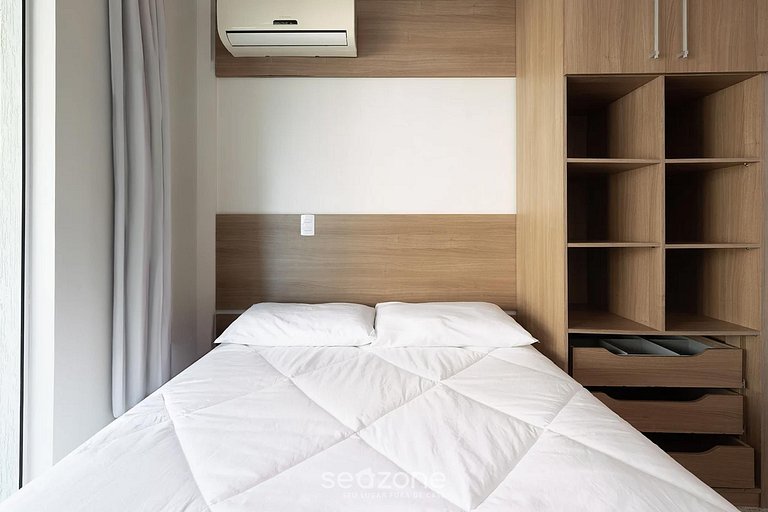 Apart con balcón a 4min de la playa Bombas COL102