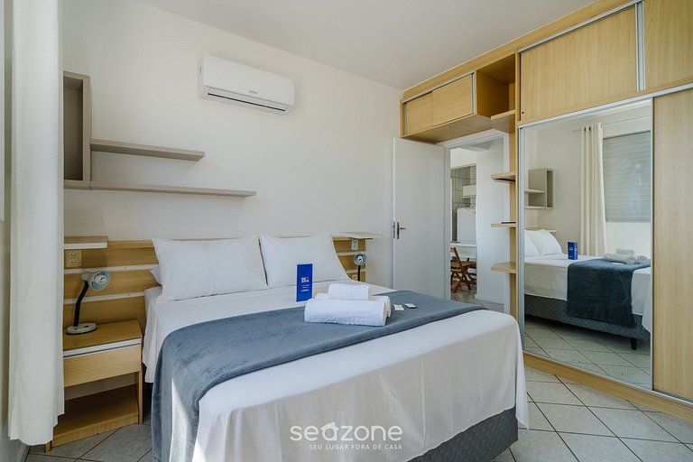 Apto c/ Churrasq. a 230m da Praia ZIO0301