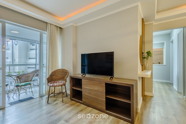 Apto c/ balcón gourmet y vista al mar ERM0101