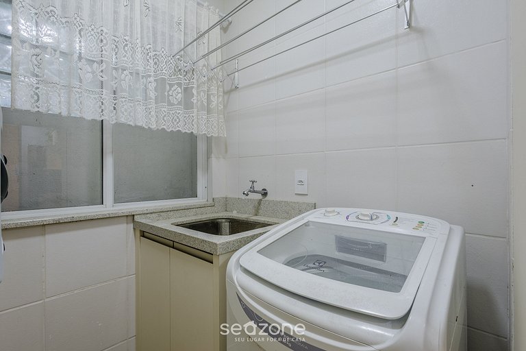 Apto c/ balcón gourmet y vista al mar ERM0101