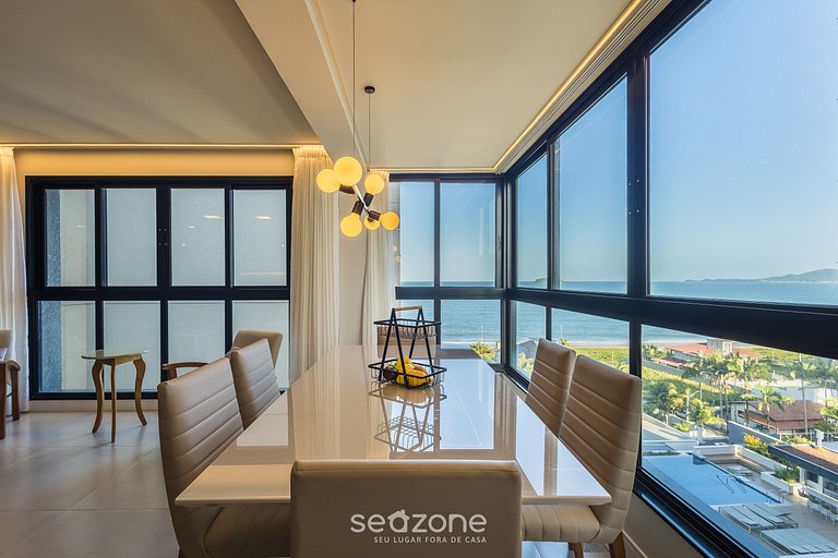 Apto vista mar e churrasq. a 80m da Praia RET0801