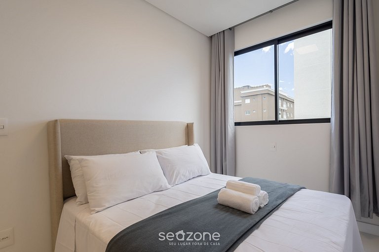 Apto c/ Churrasqueira a 500 m da Praia STW1206