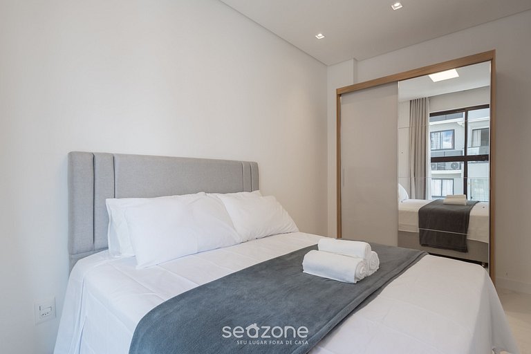 Apto c/ Churrasqueira a 500 m da Praia STW1206