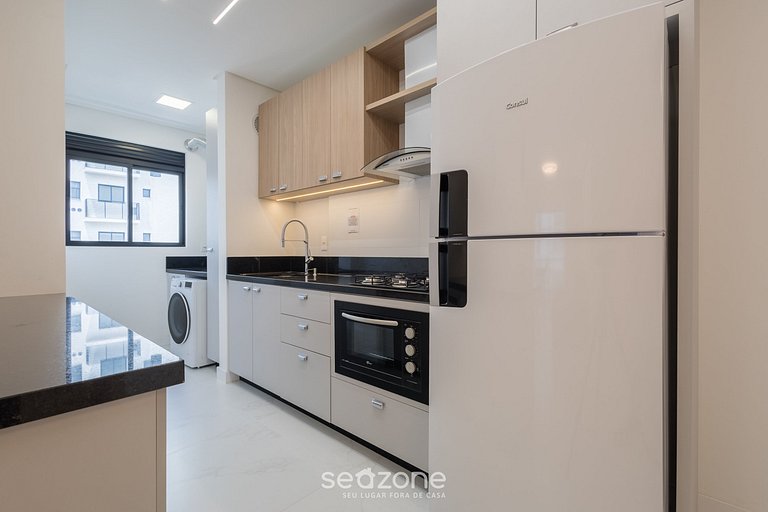 Apto c/ Churrasqueira a 500 m da Praia STW1206