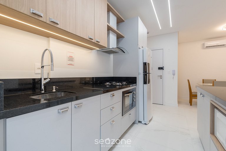 Apto c/ Churrasqueira a 500 m da Praia STW1206