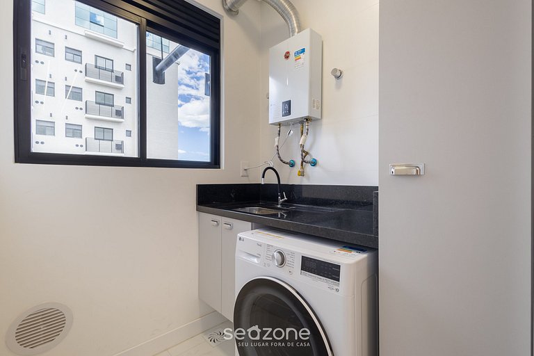 Apto c/ Churrasqueira a 500 m da Praia STW1206