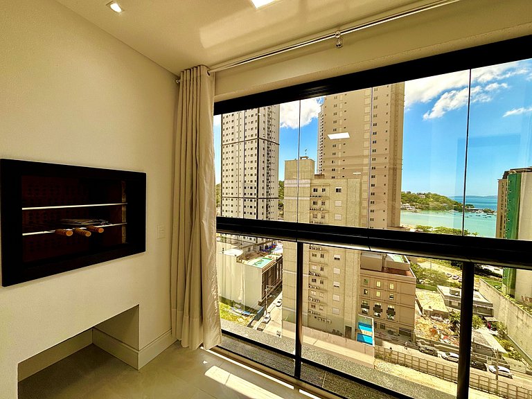 Apto con 3 suites, parrilla y vista al mar DEN1301
