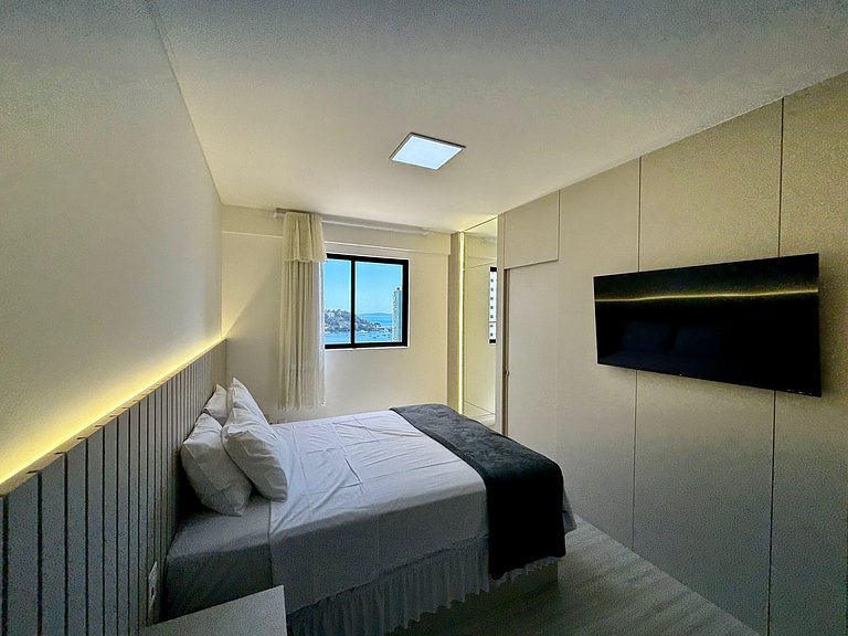 Apto con 3 suites, parrilla y vista al mar DEN1301