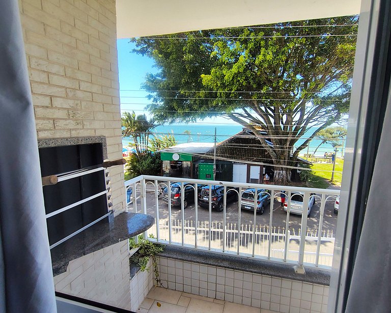 Apt con balcón, parrilla y vista al mar RBV0103