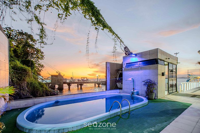 Studio em Cond. c/ Piscina e Vista Mar SVM1310