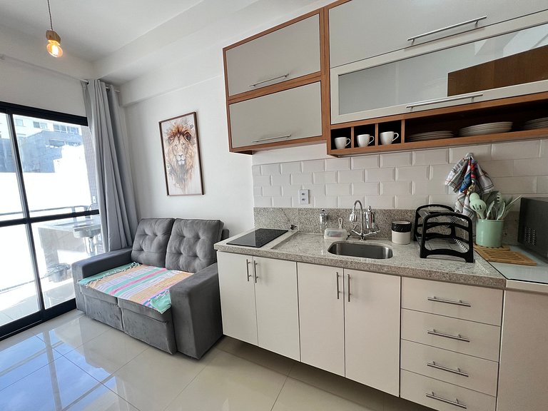 Estudio en edificio con piscina HSA0108