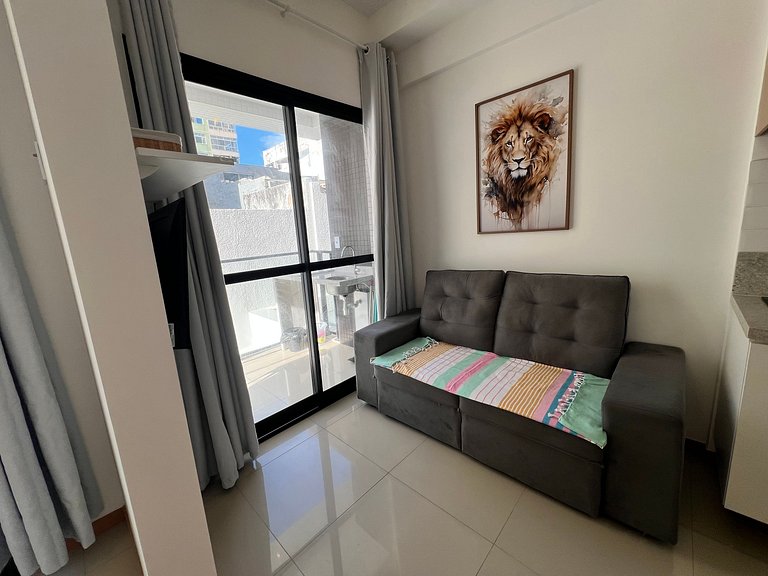 Estudio em edf. c/ piscina HSA0108