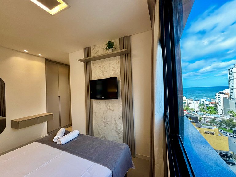 Apto c/ balcón gourmet a 600 m del mar – OZN1004