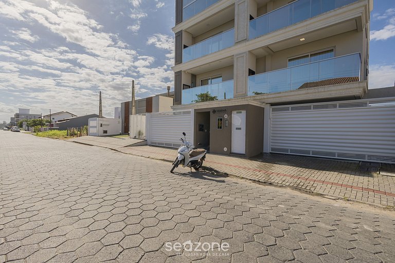 Apto c/ Churrasqueira a 400m da Praia RSH0102