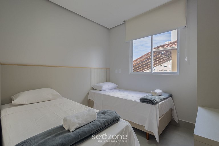 Apto c/ Churrasqueira a 400m da Praia RSH0102