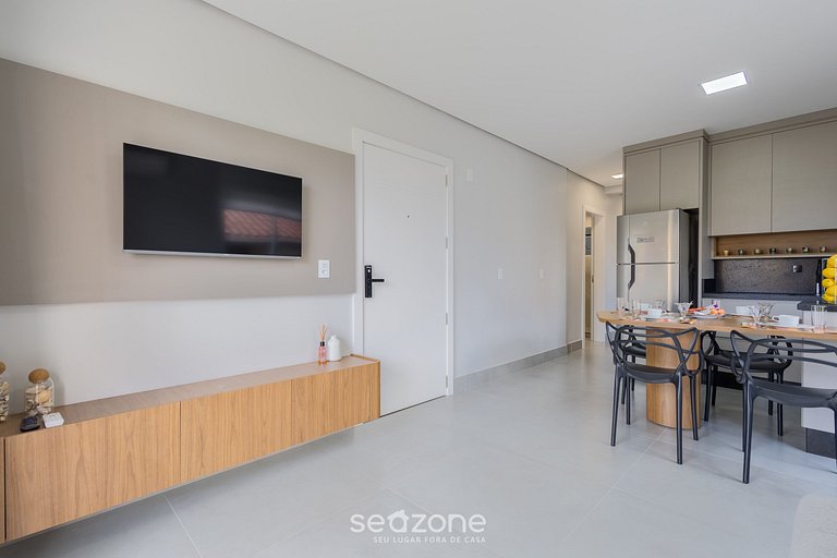 Apto c/ Churrasqueira a 400m da Praia RSH0102