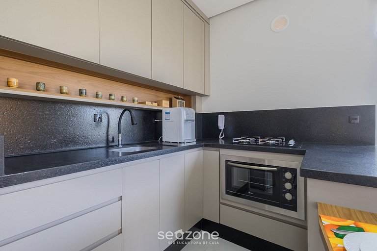 Apto c/ Churrasqueira a 400m da Praia RSH0102