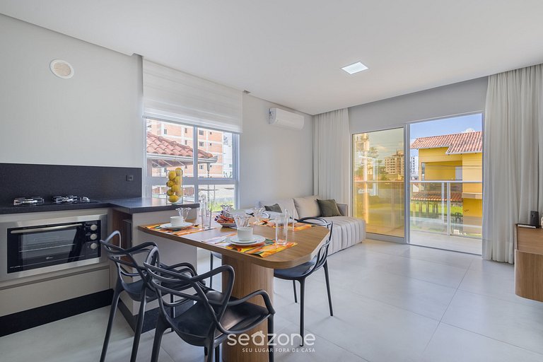 Apto c/ Churrasqueira a 400m da Praia RSH0102