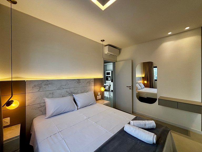 Apto c/ balcón gourmet a 600 m del mar – OZN1004