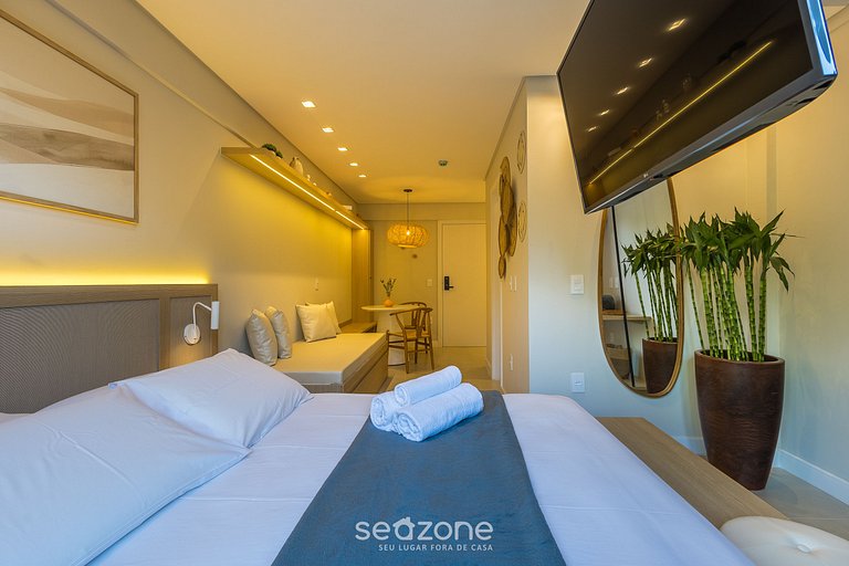 Studio em prédio c/ Piscina no rooftop RSO0031