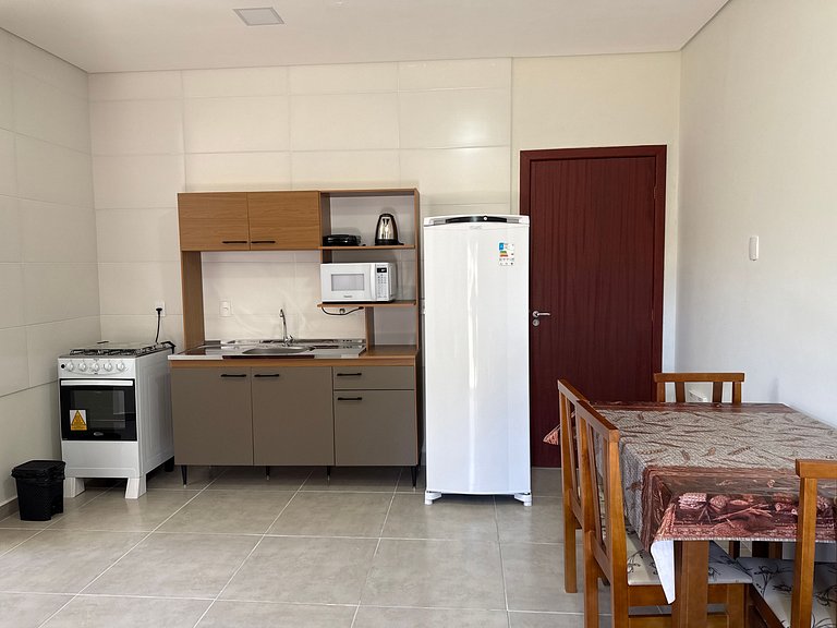 Apto con parrilla privada en Ingleses SJS0007