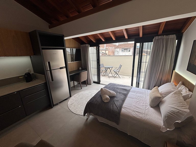 Studio con balcón privado en Floripa CMA0201