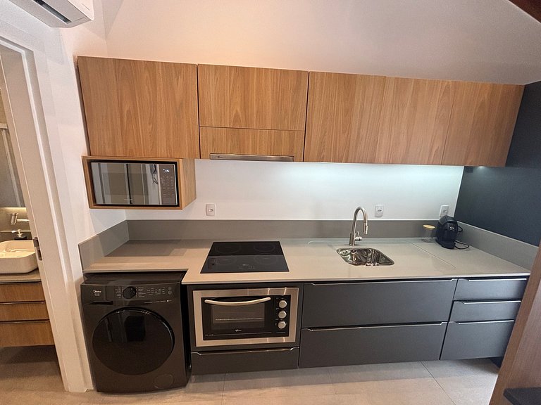 Studio con balcón privado en Floripa CMA0201