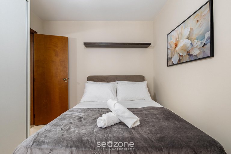 Apto Quadra Mar c/ Churrasqueira ESA0304