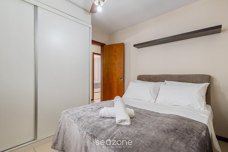 Apto Quadra Mar c/ Churrasqueira ESA0304