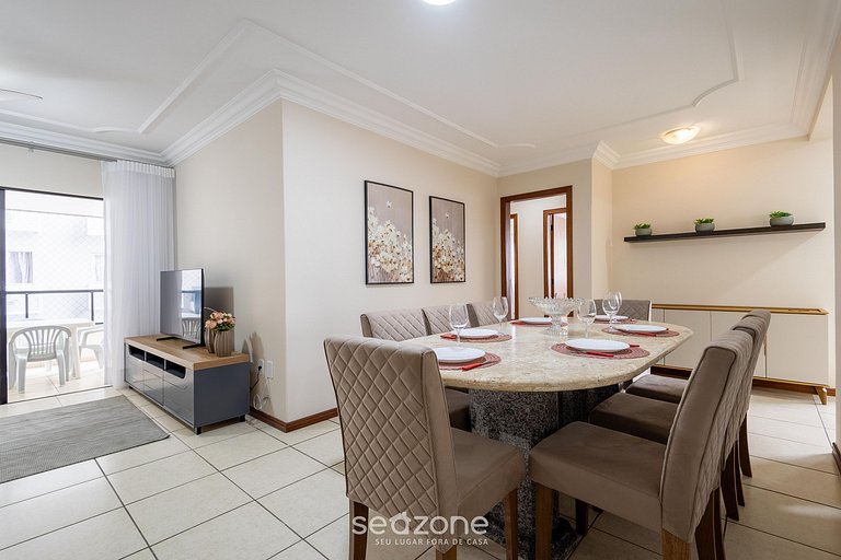 Apto Quadra Mar c/ Churrasqueira ESA0304