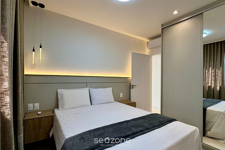 Apto c/ balcón gourmet a 700 m de la Playa BON1101