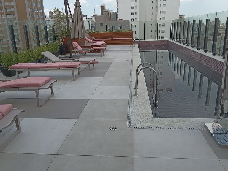 Estudio, edif. c/ piscina, Jardim Paulista ONN0414