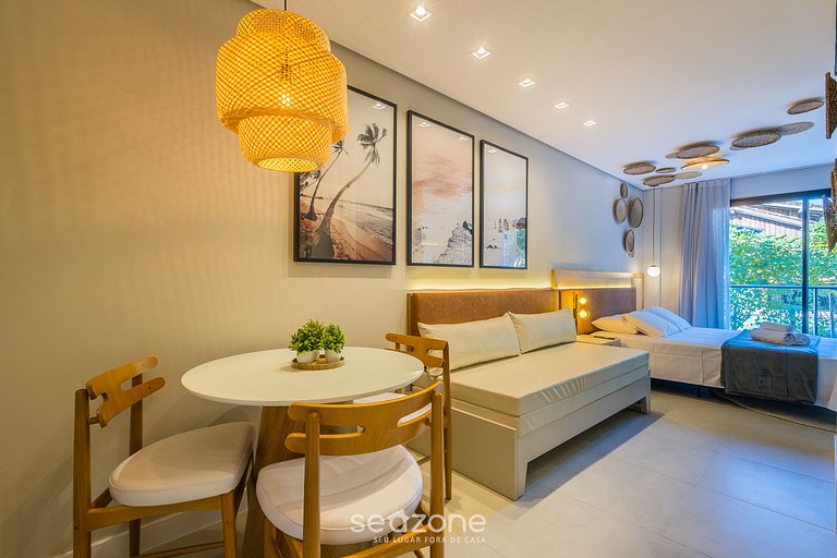 Studio em prédio c/ piscina no rooftop - RSO0012