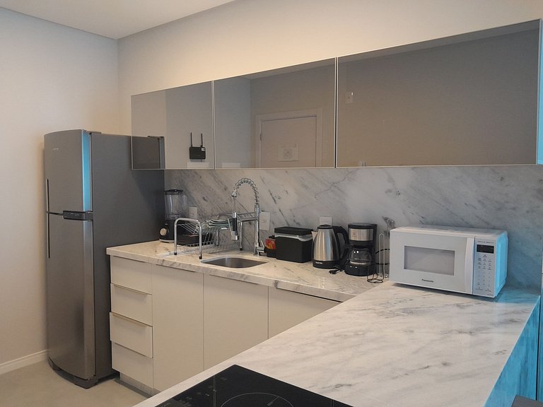 Apt 1DR en cond. c/ piscina, 220m del mar FFS1301