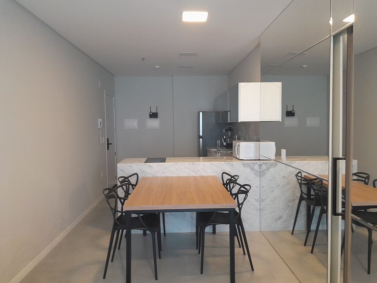 Apt 1DR en cond. c/ piscina, 220m del mar FFS1301