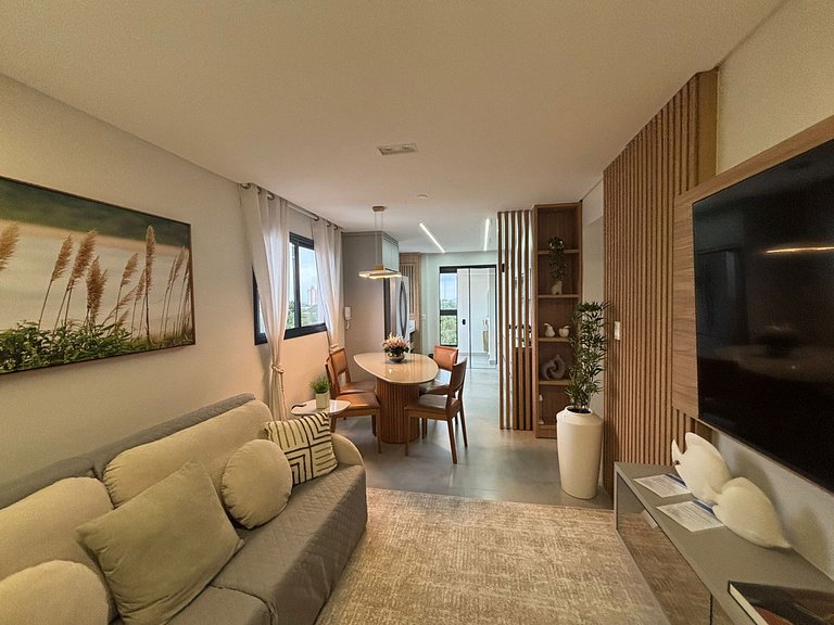 Apto c/churrasq. próx. da Praia em Perequê FEL0502