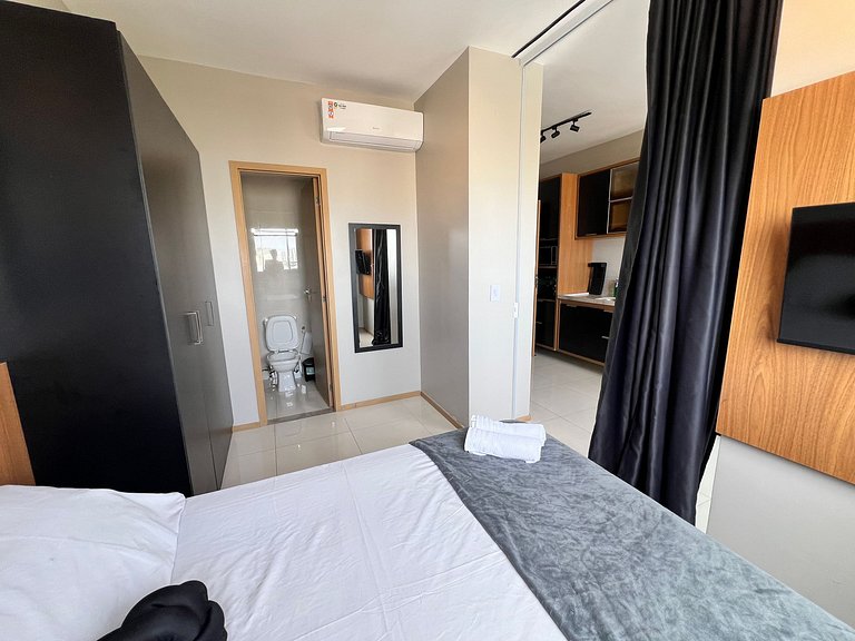 Apto c/ Vista Mar Parcial a 350m da Praia HPA904