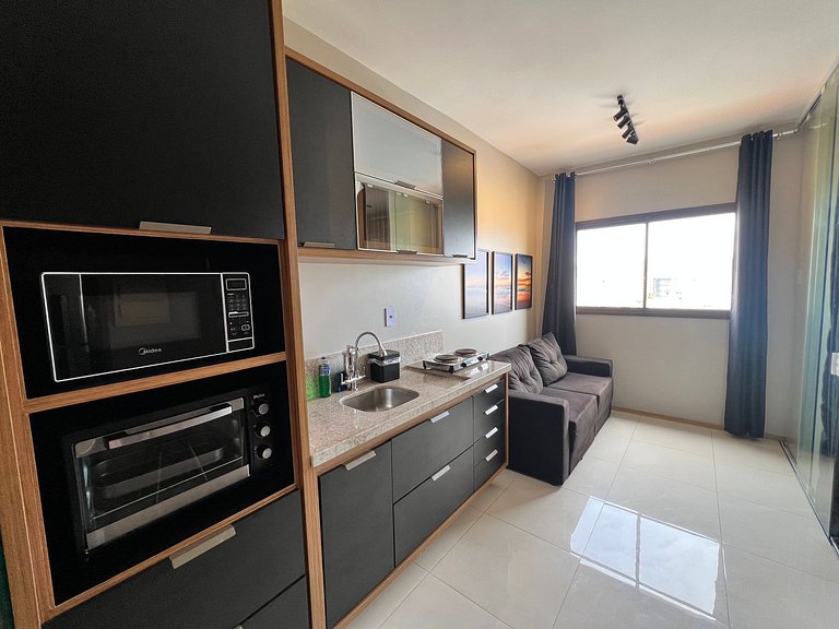 Apto c/ Vista Mar Parcial a 350m da Praia HPA904