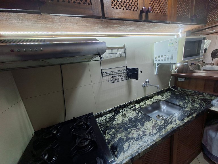 Apto con área de parrilla en Portinho CFN0847