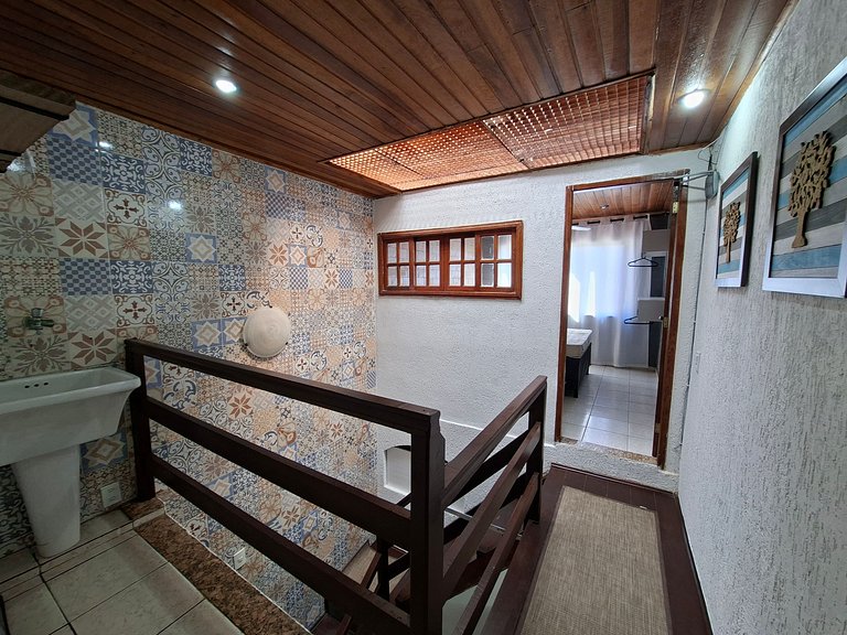 Apto c/ área de churrasco no Portinho CFN0847