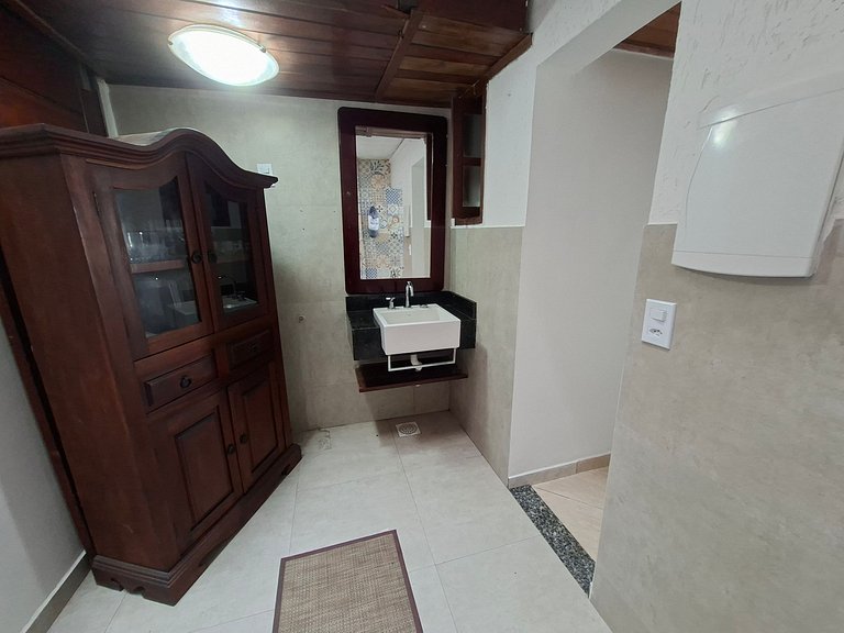 Apto con área de parrilla en Portinho CFN0847