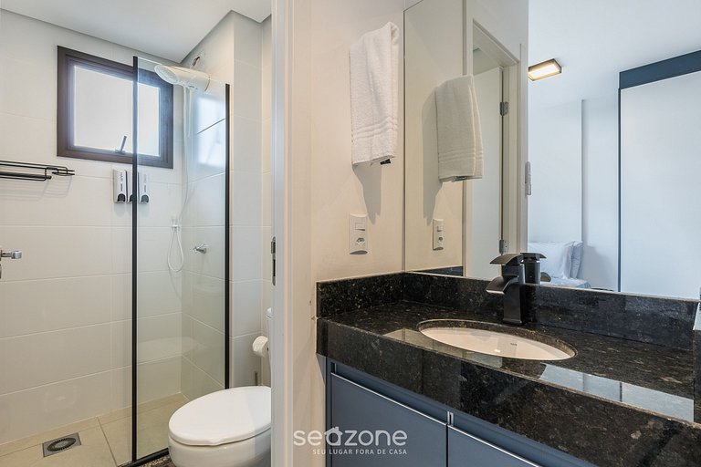 Estúdio em Cond. c/ Academia e Lavanderia ECO0304