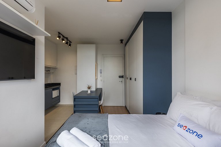 Estudio en Cond. con Gimnasio y Lavandería ECO0304