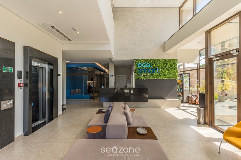 Estúdio em Cond. c/ Academia e Lavanderia ECO0304